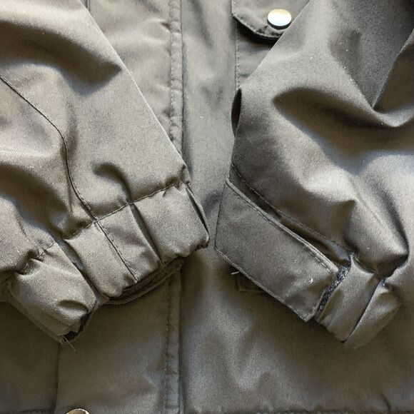 Leduntino Find Your Own Way Faux Fur Hooded Waterproof Jacket Black size L - Picture 8 of 12